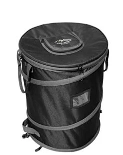 Trailersphere Collapsible Bin Trash & Recycle/Utility, Gone Camping Collection, Perfect For Camping, Laundry, Storage And Garden, Waterproof And Tear Resistance, Trash And/or Recycle