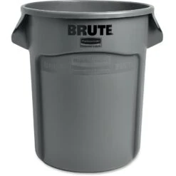 Rubbermaid Commercial Products BRUTE Heavy-Duty Trash/Garbage Can, 20-Gallon, Gray, Wastebasket For Home/Garage/Mall/Office/Stadium/Bathroom, Pack Of 6 -Brabantia Shop 41JXRY8qZbL 1