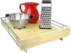 ® SELECT™ Pull Out Cabinet Organizer - Slide Out Drawers For Kitchen Cabinets - Sliding Pantry Shelves - Roll Out Shelf For Pots, Pans 14" X 21" Wood-Chrome, Lifetime Limited Warranty 28 ® SELECT™ Pull Out Cabinet Organizer - Slide Out Drawers For Kitchen Cabinets - Sliding Pantry Shelves - Roll Out Shelf For Pots, Pans 14" X 21" Wood-Chrome, Lifetime Limited Warranty -Brabantia Shop 41KH08F3 QL. AC