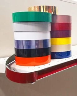 Decorative Gondola Shelving Vinyl Insert For Ticket Channel 130 FT. X 1.25 In. - Red -Brabantia Shop 41KwSVMKYyL