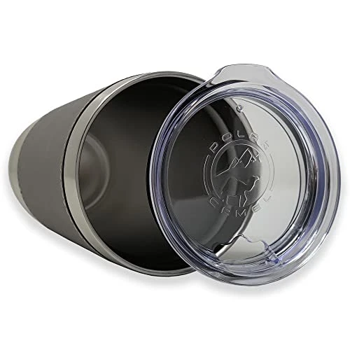 LaserGram 20oz Vacuum Insulated Tumbler Mug, Truck Cab, Personalized Engraving Included (Faux Leather, Gray) 2 LaserGram 20oz Vacuum Insulated Tumbler Mug, Truck Cab, Personalized Engraving Included (Faux Leather, Gray) - Image 2