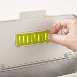 Joseph Joseph Compo 4 Easy-Fill Compost Bin Food Waste Caddy With Adjustable Air Vent, 1 Gallon / 4 Liters, Stone -Brabantia Shop 41Lh5YB5rIL