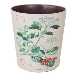 Lingxuinfo Scakbyer Small Trash Can Wastebasket, PU Leather Decorative Trash Can Garbage Can Waste Basket For Kitchen, Bathroom, Bedroom, Office -Brabantia Shop 41M1CTkrT L
