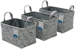 JVL Urban Square Paper Lidded Storage Basket -Brabantia Shop 41MUn2pUhmL. AC
