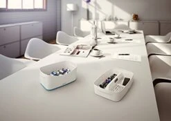 Leitz MyBox Storage Tray, Waterproof ABS, Blue Metallic -Brabantia Shop 41Q65Em3j0L