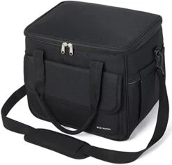 BOSTANTEN Backpack Cooler - 30 Cans Leakproof Insulated Cooler Backpack With Trolley Sleeve, Lightweight Soft Cooler Bag -Brabantia Shop 41QS2IKTYPL. AC