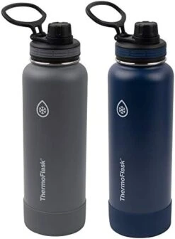 ThermoFlask Double Wall Vacuum Insulated Stainless Steel Kids Water Bottle With Straw Lid, 14 Ounce, 2-pack, Punch/Eggplant -Brabantia Shop 41R11M9CD9L. AC