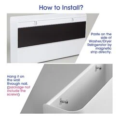 Picowe 3 PCS Magnetic Laundry Storage, 2023 Magnetic Storage Box For Laundry Room, Kitchen, Bathroom, Office, Space-Saving Trash Container Hanging On Dryer, Washer Or Wall Mount Trash Bin (White) 21 Picowe 3 PCS Magnetic Laundry Storage, 2023 Magnetic Storage Box For Laundry Room, Kitchen, Bathroom, Office, Space-Saving Trash Container Hanging On Dryer, Washer Or Wall Mount Trash Bin (White) -Brabantia Shop 41S4j8wBsvL