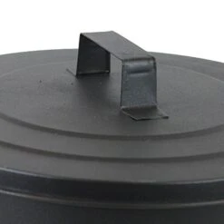 JVL Charnwood Coal Bucket Fire Fireside Log Holder 28 X 32cm With Handle & Lid