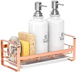 Large Sponge Holder For Kitchen Sink, 304 Stainless Steel Sink Caddy Organizer With Removable Drip Tray, Kitchen Countertop Dish Soap Holder, Not Include Soap Dispenser, Black -Brabantia Shop 41T16Q94ikL. AC