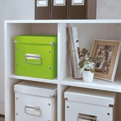 Leitz 61090054 Medium Storage Cube, Click And Store, Wow Range, Green -Brabantia Shop 41VJ3GzgJ1L