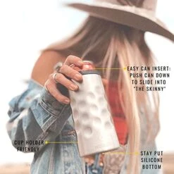 Hooch|Hog Slim Can Cooler – Insulated Stainless Steel Can Cooler For 12oz Slim Cans Including White Claw (Purple Glitter) 14 Hooch|Hog Slim Can Cooler – Insulated Stainless Steel Can Cooler For 12oz Slim Cans Including White Claw (Purple Glitter) -Brabantia Shop 41X10TFnH9L