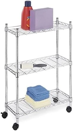 Whitmor Supreme Laundry Cart And Versatile Storage Solution - Chrome -Brabantia Shop 41YFvrWUiSL. AC