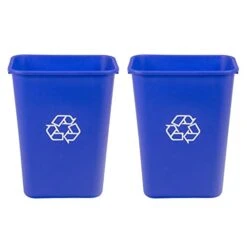 AmazonCommercial 10 Gallon Rectangular Commercial Office Wastebasket, W/ Recycle Logo, 1-Pack, Blue 22 AmazonCommercial 10 Gallon Rectangular Commercial Office Wastebasket, W/ Recycle Logo, 1-Pack, Blue -Brabantia Shop 41YfpEBnWCL