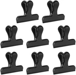 T Of 8 Heavy Duty Stainless Steel Bag Clips, SourceTon 3 X 2.4 Inch Durable Paper Seal Grip For Coffee Food Bread Bags, Kitchen Home Usage- Gold -Brabantia Shop 41aUua8xhML. AC