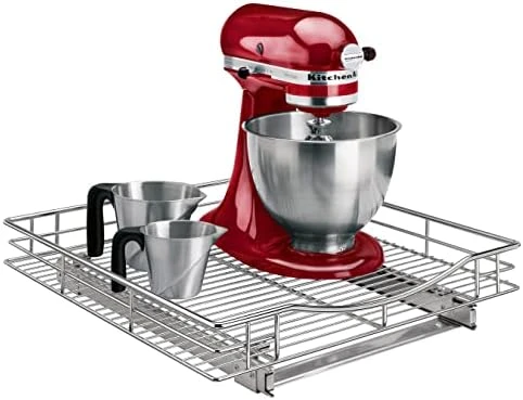 ® SELECT™ Pull Out Cabinet Organizer - Slide Out Drawers For Kitchen Cabinets - Sliding Pantry Shelves - Roll Out Shelf For Pots, Pans 14" X 21" Wood-Chrome, Lifetime Limited Warranty 8 ® SELECT™ Pull Out Cabinet Organizer - Slide Out Drawers For Kitchen Cabinets - Sliding Pantry Shelves - Roll Out Shelf For Pots, Pans 14" X 21" Wood-Chrome, Lifetime Limited Warranty - Image 8