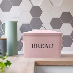 Jolitac Metal Bread Box - Kitchen Countertop Pink Bread Storage Bin With Lid And Hands, Large Capacity Farmhouse Bread Keeper Food Storage Container 7 Jolitac Metal Bread Box - Kitchen Countertop Pink Bread Storage Bin With Lid And Hands, Large Capacity Farmhouse Bread Keeper Food Storage Container -Brabantia Shop 41bHllmdzaL