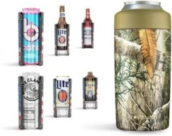 Frost Buddy Universal Can Cooler - Fits All - Stainless Steel Can Cooler For 12 Oz & 16 Oz Regular Or Slim Cans & Bottles - Stainless Steel (Camo Flag) -Brabantia Shop 41biXI21nKL. AC