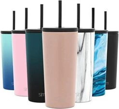 Simple Modern Insulated Tumbler With Lid And Straw | Iced Coffee Cup Reusable Stainless Steel Water Bottle Travel Mug | Gifts For Women Men Her Him | Classic Collection | 20oz | Sweet Taffy 19 Simple Modern Insulated Tumbler With Lid And Straw | Iced Coffee Cup Reusable Stainless Steel Water Bottle Travel Mug | Gifts For Women Men Her Him | Classic Collection | 20oz | Sweet Taffy -Brabantia Shop 41ehm5VIqTL. AC