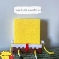 Kitchen Cartoon Sponge Holder, Creative Cleaning Sponge Holder With 3pc Sponge, Kitchen Sink Sponge Holder -Brabantia Shop 41gD3wJfoQL