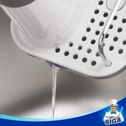 Sink Caddy, Kitchen Sink Organizer Sponge Brush Holder With Drip Tray, White & Gray -Brabantia Shop 41gbl94uLLL