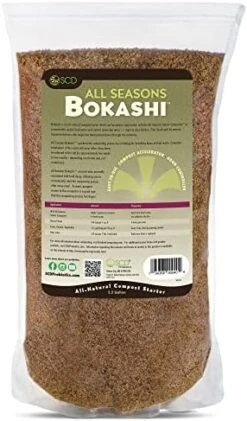 All Seasons Bokashi Compost Starter 5 Lbs (2 Gallon) - Dry Bokashi Bran For Kitchen Compost Bin - Compost Food & Pet Waste Quickly & Easily With Low Odor By SCD Probiotics -Brabantia Shop 41haAq9c2L. AC