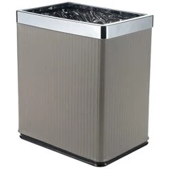 Huaqinglian Small Office Trash Can Bedroom Wastebasket,Rectangle Slim Bathroom Kitchen Garbage Can 2.6Gallon(Black Marble) 20 Huaqinglian Small Office Trash Can Bedroom Wastebasket,Rectangle Slim Bathroom Kitchen Garbage Can 2.6Gallon(Black Marble) -Brabantia Shop 41hi WFbhEL