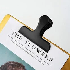 Chip Bag Clips Large Black Stainless Steel Air Tight Bag Clip Perfect For Kitchen &Office (Black) -Brabantia Shop 41hpDb1likL