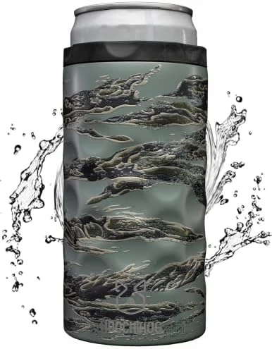 Hooch|Hog Slim Can Cooler – Insulated Stainless Steel Can Cooler For 12oz Slim Cans Including White Claw (Purple Glitter) 7 Hooch|Hog Slim Can Cooler – Insulated Stainless Steel Can Cooler For 12oz Slim Cans Including White Claw (Purple Glitter) - Image 7