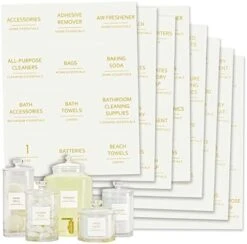 144 Minimalistic Laundry Room Labels For Glass Jars, Preprinted Linen Closet Stickers For Containers, Bathroom Organization, Cleaning Supplies (Black) -Brabantia Shop 41i7VIvtVAL. AC