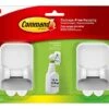 COMMAND Spray Bottle Hangers, 2 Pack, 2 Hangers, 4 Large Strips