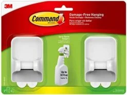 COMMAND Spray Bottle Hangers, 2 Pack, 2 Hangers, 4 Large Strips -Brabantia Shop 41iIgkXKNmL. AC