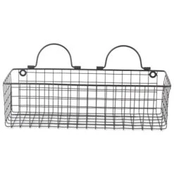 DII Farmhouse Vintage Décor, Wire Wall Basket, Medium, Black, 2 Piece -Brabantia Shop 41iOkuOhzBL