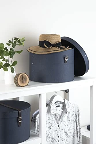 Bigso Box Of Sweden RUT Set Of 2 Storage Box, 37,5 X 37.5 X 23.5 Cm, Blue, 2 Unité(s) 6 Bigso Box Of Sweden RUT Set Of 2 Storage Box, 37,5 X 37.5 X 23.5 Cm, Blue, 2 Unité(s) - Image 6