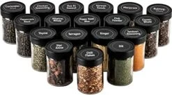 3” Glass Spice Jars 3 Fluid Ounces- 18 Pack -Brabantia Shop 41iwn7rON6L. AC