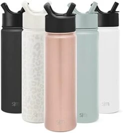 Simple Modern Water Bottle With Straw Lid Vacuum Insulated Stainless Steel Metal Thermos Bottles | Reusable Leak Proof BPA-Free Flask For Gym, Travel, Sports | Summit Collection | 22oz Deep Ocean Blue -Brabantia Shop 41jpTjQU3FL. AC