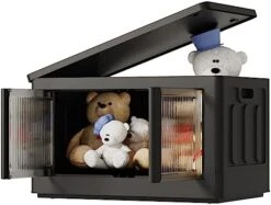 FLEXIMOUNTS 19 Gal Collapsible Plastic Storage Bins, 3-Pack Stackable Storage Bins, Milky White Cube Storage Organizer, Closet Organizers And Storage With Doors, Folding Toy Storage Box -Brabantia Shop 41k yUfJipL. AC