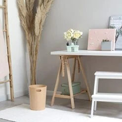 Kazai. Real Wood Waste Paper Bin Börje | Modern Wooden Paper Basket For Office, Kids' Room, Bedroom And More | 9 Liters | Birch -Brabantia Shop 41kIIebxhdL