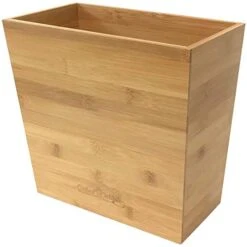 Bamboo Waste Basket | Waste Basket For Bathroom | Waste Basket For Office | Great Office Trash Cans For Near Desk | Bathroom Trash Can | Bedroom Trash Can | Trash Can Small Wastebasket Bamboo Decor (1, 10,6" X 5.75" X 10") 10 Bamboo Waste Basket | Waste Basket For Bathroom | Waste Basket For Office | Great Office Trash Cans For Near Desk | Bathroom Trash Can | Bedroom Trash Can | Trash Can Small Wastebasket Bamboo Decor (1, 10,6" X 5.75" X 10") -Brabantia Shop 41kM3isUlLL 1