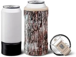 BrüMate Hopsulator Trio 3-in-1 Insulated Can Cooler For 12oz / 16oz Cans + 100% Leak Proof Tumbler With Lid | Can Coozie Insulated For Beer, Soda, And Energy Drinks (Matte Gray) -Brabantia Shop 41kbyllppkL. AC