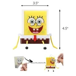 Kitchen Cartoon Sponge Holder, Creative Cleaning Sponge Holder With 3pc Sponge, Kitchen Sink Sponge Holder