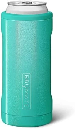 BrüMate Hopsulator Slim Can Cooler Insulated For 12oz Slim Cans | Skinny Can Coozie Insulated Stainless Steel Drink Holder For Hard Seltzer, Beer, Soda, And Energy Drinks (Glitter Mermaid) -Brabantia Shop 41lnn9HRkwL. AC