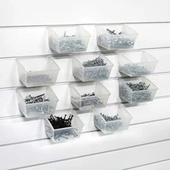 Proslat 3210 Probin Storage Bin Designed For PVC Slatwall, Small, 10-Pack -Brabantia Shop 41mceOdNRpL