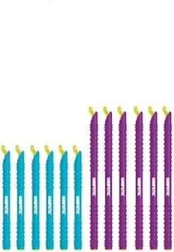 GRIPSTIC Bag Sealer - The Word's Best Reusable Chip Clips, Bag Clips. Patented. Airtight & Waterproof Seal On Food Storage Bags, Kids Snacks & More. Near Zero Waste. 12ct Variety Pack -Brabantia Shop 41ovBEyzBmL. AC