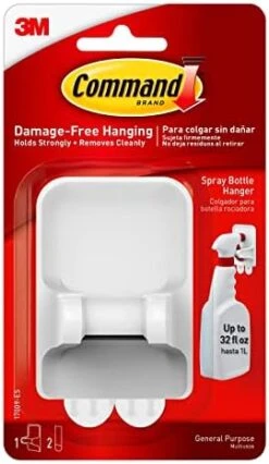 COMMAND Spray Bottle Hangers, 2 Pack, 2 Hangers, 4 Large Strips -Brabantia Shop 41qGLR8Pt8L. AC