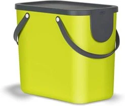 Rotho Albula Recycle Waste Bin With Lid L, Plastic (PP), Multicoloured, Blue/Anthracite, 2 X 25 Litres (2 X 40x23.5x34cm), 40 X 23.5 X 34 Cm -Brabantia Shop 41rWUE8rFUL. AC