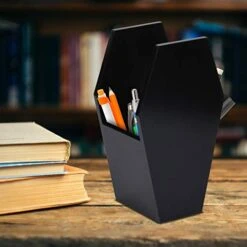 Gothic Kitchen Utensils Holder – Remote Control Caddy, Brush Holder - Storage & Organization Of Accessories For Home, Bedroom, Kitchen, Art Supplies - Decor For Goth Room (black) -Brabantia Shop 41slm7LxJDL