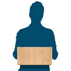 Bamboo Storage Box Multi-Purpose Organizer For Kitchen Supplies Holder, Fruit Bin, Cabinets, Pantry With Built In Handles, Stackable, 12” X 9” X 6” -Brabantia Shop 41t1vv0LlVL