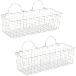 DII Farmhouse Vintage Décor, Wire Wall Basket, Medium, Black, 2 Piece -Brabantia Shop 41tuL0SgKlL. AC