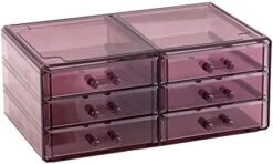 Cq Acrylic 6 Drawers Stackable Makeup Organizer Storage Drawers, Bathroom Organizers,Clear Plastic Storage Bins For Vanity,Under Sink,Kitchen Cabinets,Pantry,Home Organization And Storage -Brabantia Shop 41tuxWdarCL. AC